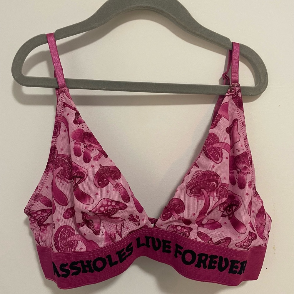 ALF triangle bralette - pink
